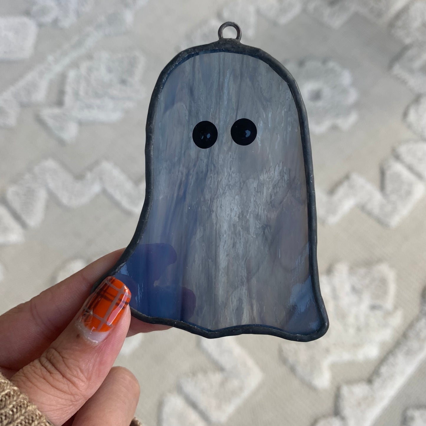 Small stained glass ghosts