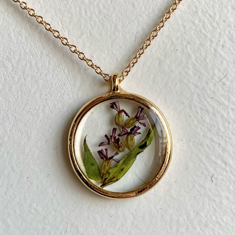 Michigan Wildflower Pendant