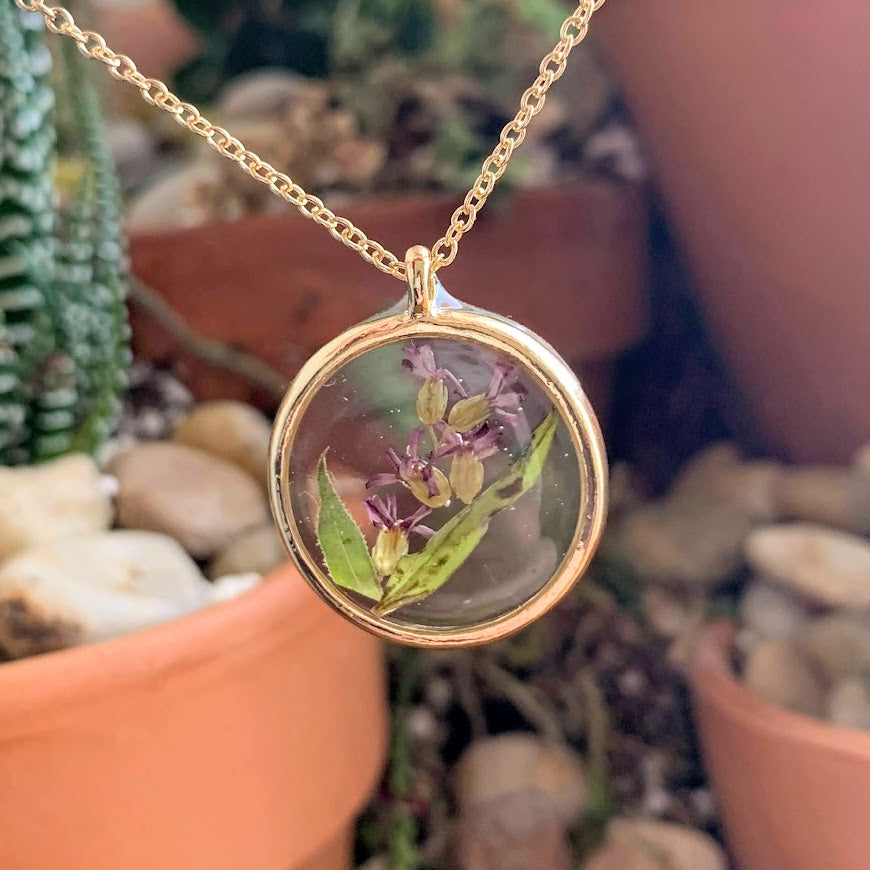 Michigan Wildflower Pendant